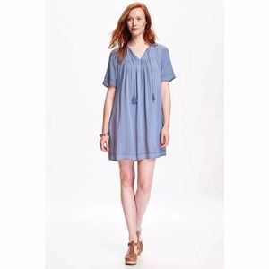 Old Navy Blue Tassel Dress